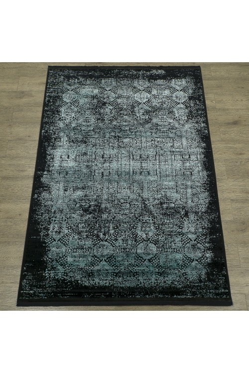 Турецкий ковер M204Q_BLACK_JADE_TURQUOISE